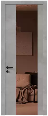 Дверь Tivoli Е-1 Белый камень со стеклом