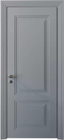 Дверь Dinastia Neo Classic Scalino Серебристо-серая эмаль (RAL 7045) без стекла