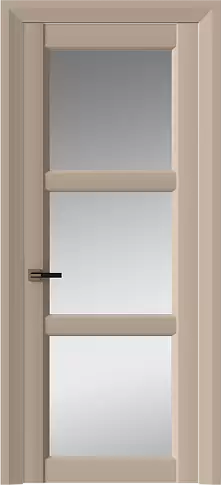 Дверь Milano Neo Classic Decoro Серый цемент эмаль (RAL 060-70-10) со стеклом