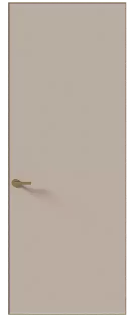 Межкомнатная дверь Tivoli А-1 Невидимка, Без стекла (ДГ), цвет - Серый цемент эмаль (RAL 060-70-10)