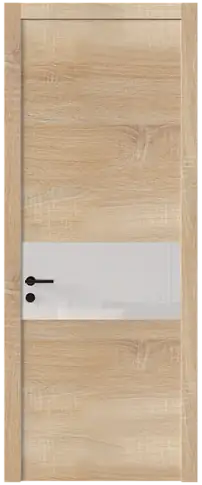 Дверь Tivoli Е-4 Дуб сонома светлый со стеклом