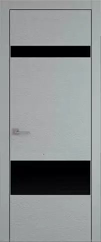 Дверь Tivoli К-4 Серебристо-серая эмаль по шпону (RAL 7045) без стекла