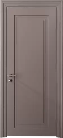 Дверь Domenica Neo Classic Scalino Серая стяжка эмаль (RAL 060-60-05) без стекла