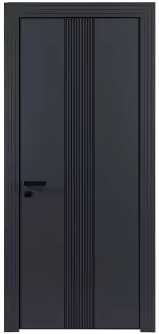 Дверь Pilastro Moderno Графитово-серая эмаль (RAL 7024) без стекла