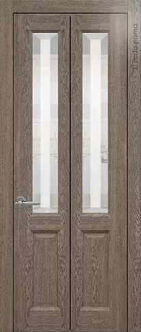 Дверь Dinastia Книжка Porta Classic Дуб антик со стеклом