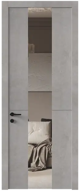 Межкомнатная дверь Tivoli Ж-3, Со стеклом (ДО), цвет - Белый камень