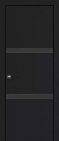 Дверь Tivoli В-4 Черная эмаль (RAL 9004) без стекла