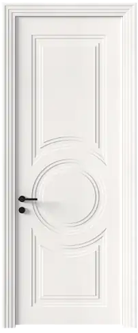 Дверь Ravenna Neo Classic Scalino Белоснежная мягкая шагрень без стекла