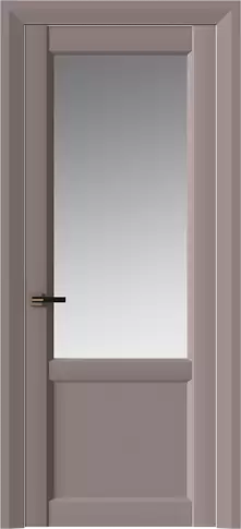 Дверь Dinastia Neo Classic Decoro Серо-Розовый мордовник эмаль (RAL 020-60-05) со стеклом