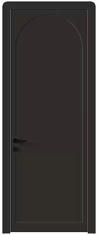 Дверь Luna Moderno Чёрный Базальт эмаль (RAL 040-30-05) без стекла