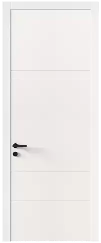 Дверь Tivoli К-2 Белоснежная мягкая шагрень без стекла