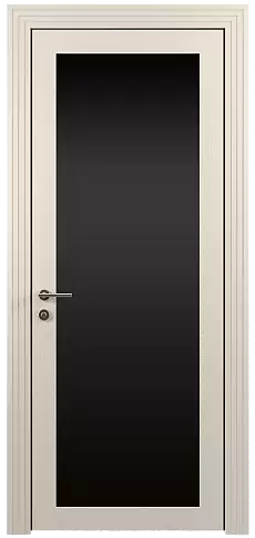 Дверь Tivoli З-1 Бежевая эмаль по шпону (RAL 9010) со стеклом