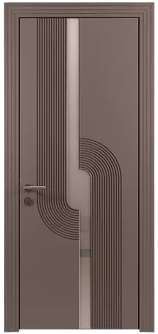 Дверь Cascato Moderno Теплый Серый эмаль (RAL 040-60-05) без стекла