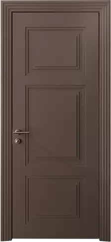 Дверь Siena Neo Classic Scalino Коричневый Тик эмаль (RAL 050-50-10) без стекла