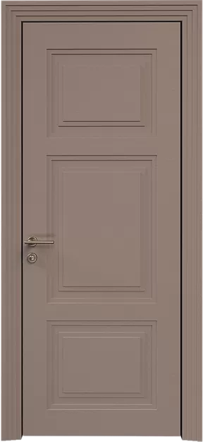 Межкомнатная дверь Siena Neo Classic Scalino, цвет - Серая стяжка эмаль по шпону (RAL 060-60-05), Без стекла (ДГ)