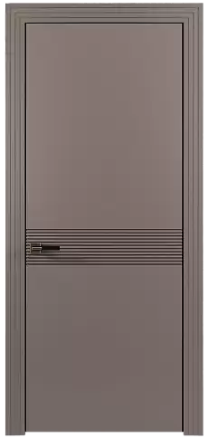 Дверь Tramonto Moderno Серая стяжка эмаль (RAL 060-60-05) без стекла