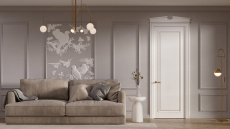 Дверь Domenica Porta Classic LUX Белая эмаль (RAL 9003)