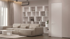 Дверь Tivoli / Тиволи А-1 Белая ST Невидимка