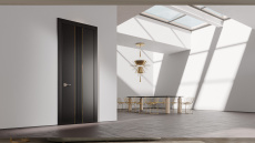 Дверь Pilastro Moderno / Пиластро Модерно Черная эмаль (RAL 9004)