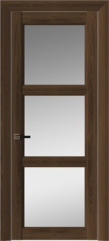 Дверь Milano Neo Classic Decoro / Милано Нео Классик Декоро Итальянский орех со стеклом