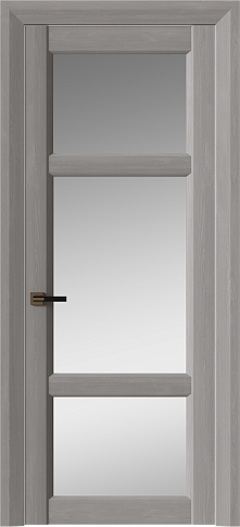 Дверь Siena Neo Classic Decoro / Сиена Нео Классик Декоро Серый ST со стеклом