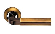 Ручка дверная, S010 96ACF (комплект из 2 ручек), античный кофе