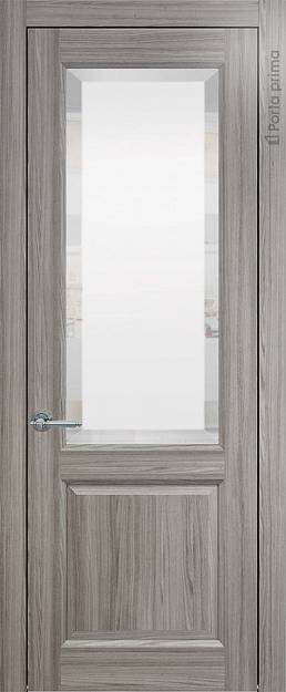 Межкомнатная дверь Dinastia / Династия, Со стеклом (ДО), цвет - Орех пепельный