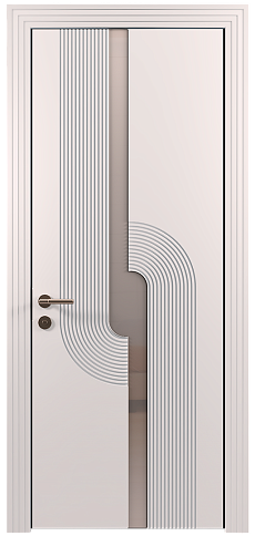 Дверь Cascato Moderno Белая эмаль (RAL 9003) без стекла