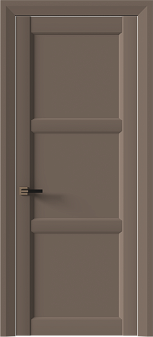 Дверь Milano Neo Classic Decoro Коричневый Тик эмаль (RAL 050-50-10) без стекла