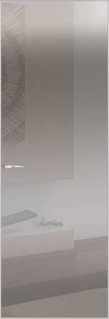 Межкомнатная дверь Tivoli Invisible / Тиволи Инвизибл А-1, Со стеклом (ДО), цвет - Дуб карамель