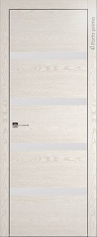 Дверь Tivoli Д-4 Белый ясень nano-flex без стекла