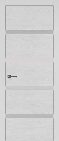 Дверь Tivoli Д-4 Серая эмаль по шпону (RAL 7047) без стекла