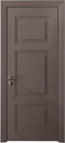 Дверь Siena Neo Classic Scalino / Сиена Нео Классик Скалино Серо-Розовый мордовник эмаль (RAL 020-60-05) без стекла