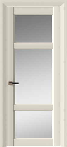 Дверь Siena Neo Classic Decoro / Сиена Нео Классик Декоро Бежевая эмаль (RAL 9010) со стеклом