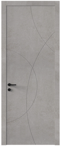 Дверь Tivoli / Тиволи Б-5 Белый камень без стекла