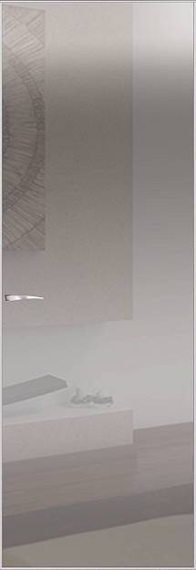 Межкомнатная дверь Tivoli Invisible / Тиволи Инвизибл А-1, Со стеклом (ДО), цвет - Дуб шампань