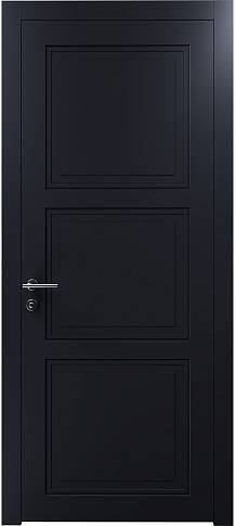 Дверь Milano Neo Classic / Милано Нео Классик Черная эмаль (RAL 9004) без стекла