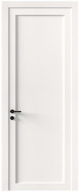 Межкомнатная дверь Tivoli / Тиволи З-4, Без стекла (ДГ), цвет - Белоснежная мягкая шагрень