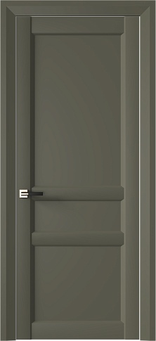 Дверь Imperia-R Neo Classic Decoro Серый Мох эмаль (RAL 7003) без стекла