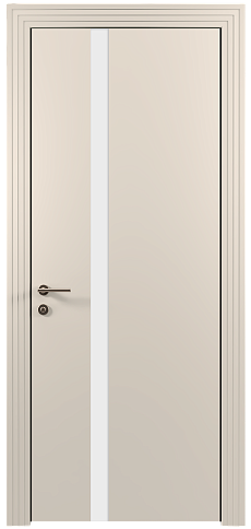 Дверь Tivoli Д-1 Бежевая эмаль (RAL 9010) без стекла