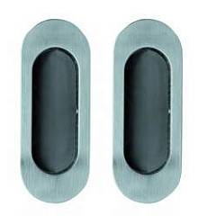 Ручка для раздв. двери ARCHI A-K02-VOH (Белый никель) комплект из 2шт.