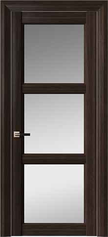 Дверь Milano Neo Classic Decoro / Милано Нео Классик Декоро Венге Нуар со стеклом