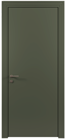 Дверь Tivoli / Тиволи А-1 Серый Мох эмаль (RAL 7003) без стекла