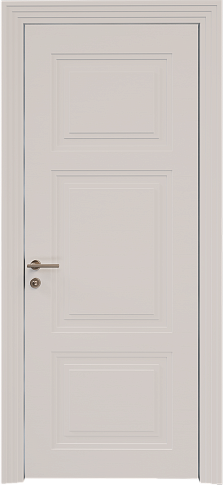 Дверь Siena Neo Classic Scalino Белая эмаль по шпону (RAL 9003) без стекла