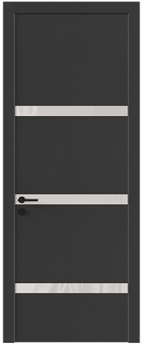 Дверь Tivoli / Тиволи Г-4 Диамант серый со стеклом