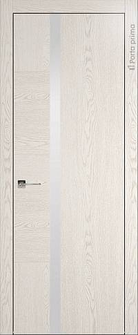 Дверь Tivoli Д-1 Белый ясень nano-flex без стекла