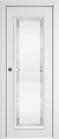 Дверь Domenica Porta Classic LUX / Доменика Порта Классик Люкс Бежевая эмаль (RAL 9010) со стеклом