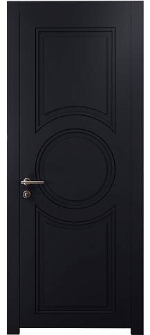 Дверь Ravenna Neo Classic / Равенна Нео Классик Черная эмаль (RAL 9004) без стекла
