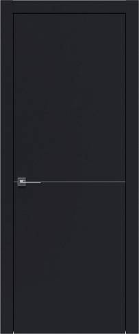 Дверь Tivoli Б-2 Черная эмаль (RAL 9004) без стекла