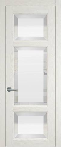 Дверь Siena Porta Classic Белый ясень nano-flex со стеклом